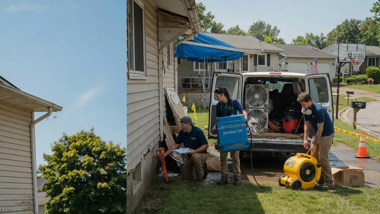 Ceiling Leak Cleanup in Grass Lake, MI near me